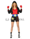 Disfraz de Boxeadora negro