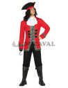 Disfraz de Pirata rojo - Disfraces Ducaval
