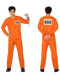 Disfraz de Presidiario naranja