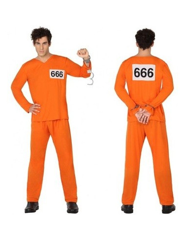 Disfraz de Presidiario naranja