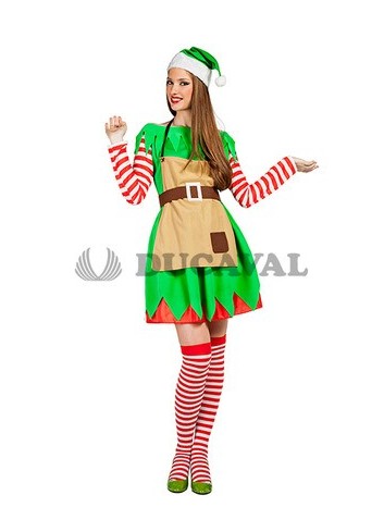 Disfraz Elfa adulto, Ducaval