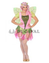 Disfraz de Hada rosa y verde