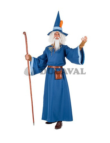 Disfraz mago azul
