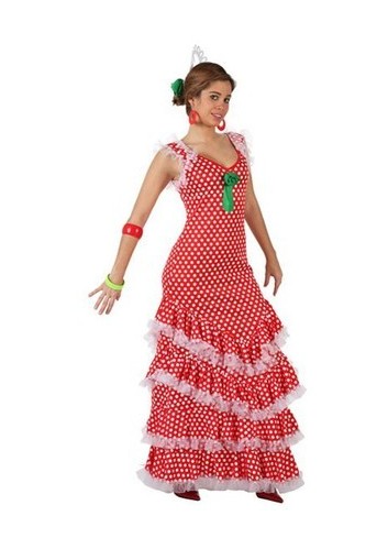 Disfraz Flamenca Mujer Talla S - Juguetilandia