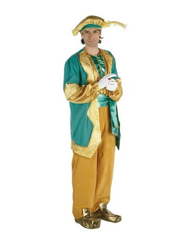 Disfraz Paje Rey Melchor ideal para tus fiestas navideñas