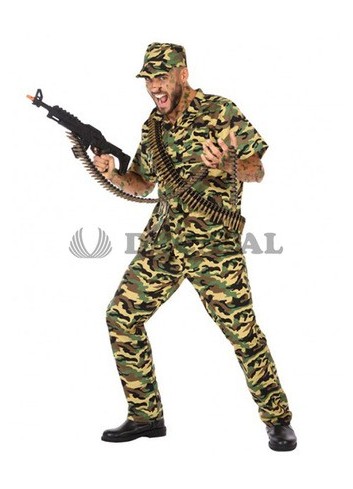 Disfraz de Militar Guerrillero para adulto