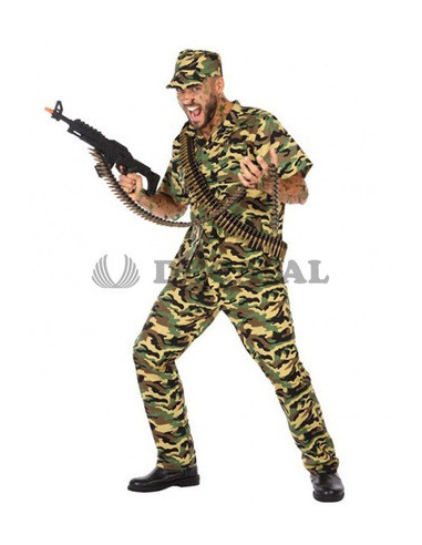Disfraz soldado manga corta