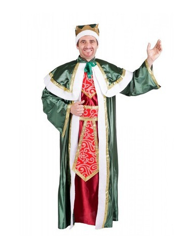 Disfraz Rey Gaspar para Carnaval y Fiestas Temáticas