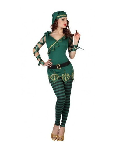 Disfraz de Duende para Mujer Ideal para Fiestas y Navidad