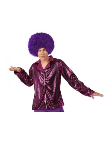 Disfraz de Chaqueta disco brillo fucsia