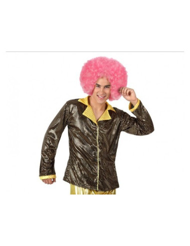 Disfraz de Chaqueta disco brillo oro