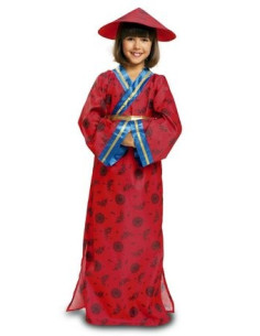 Disfraz de China rojo