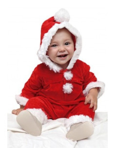 Disfraz de Papá Noel bebé para las festividades navideñas