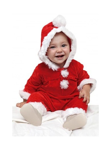 Disfraz de Papá Noel bebé para las festividades navideñas