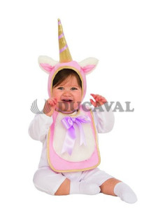 Disfraz de Babero Unicornio bebé