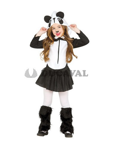 Disfraz oso panda niña - Disfraces Ducaval