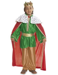 Disfraz de Rey Mago Verde para una Navidad mágica