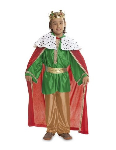 Disfraz de Rey Mago Verde para una Navidad mágica