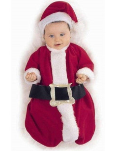 Disfraz de Papá Noel bebé para las festividades navideñas
