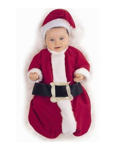 Disfraz de Papá Noel bebé para las festividades navideñas