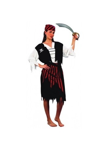 Disfraz para Mujer Pirata Filibustera