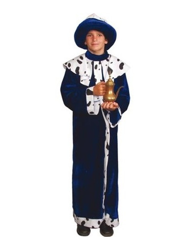 Disfraz Rey Mago Azul para Celebraciones Inolvidables