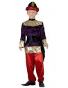 Disfraz de Paje Morado para un Look Impactante y Único