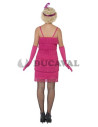 Disfraz de Charlestón rosa