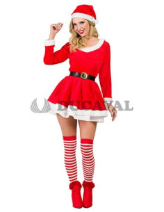 Disfraz Sexy de Mamá Noel para Fiestas Divertidas