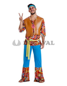 Disfraz de Hippie chaleco