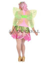 Disfraz de Hada rosa y verde