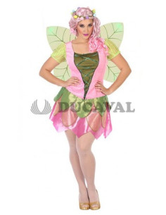 Disfraz de Hada rosa y verde