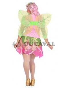 Disfraz de Hada rosa y verde