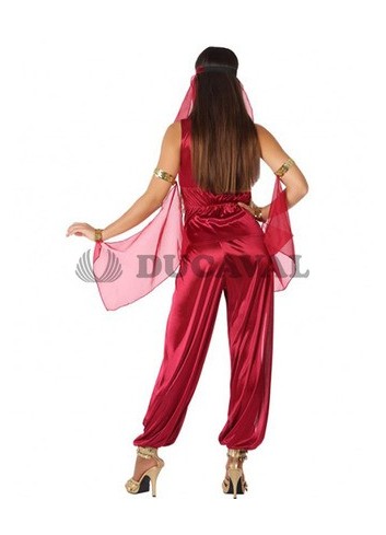 Disfraz árabe rojo mujer