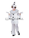 Disfraz pierrot blanco