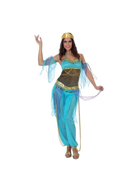 Disfraz de Bailarina Árabe azul