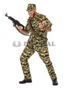 Disfraz soldado manga corta