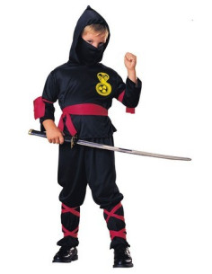Disfraz de Ninja negro infantil