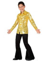 Disfraz de Disco dorado niño