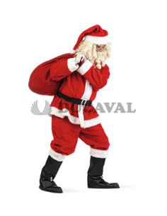 Disfraz Papá Noel Luxe Ideal para Fiestas y Celebraciones