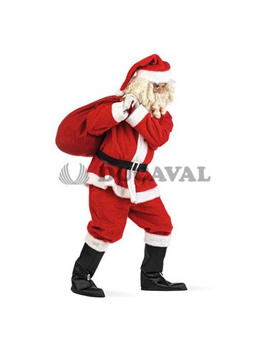 Disfraz Papá Noel Luxe Ideal para Fiestas y Celebraciones