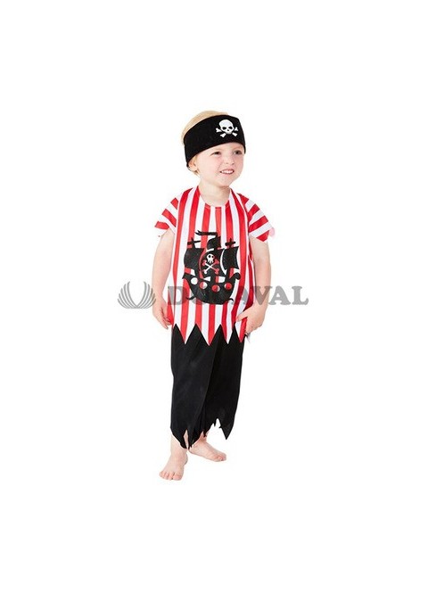 Memorizar Hacer las tareas domésticas Consecutivo Disfraz pirata alegre bebé