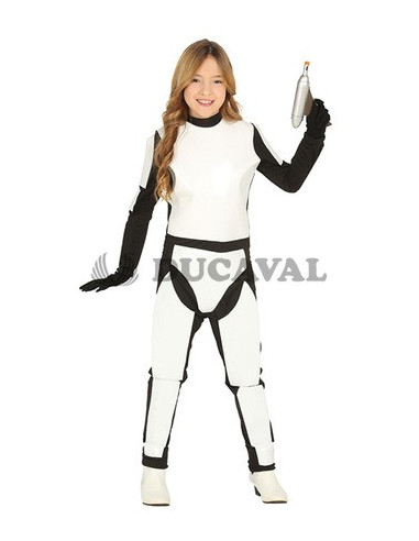 Disfraz soldado espacial niña - Disfraces Ducaval