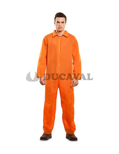 Disfraz prisionero naranja