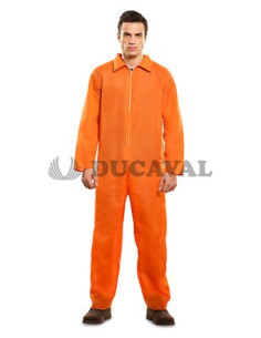 Disfraz prisionero naranja