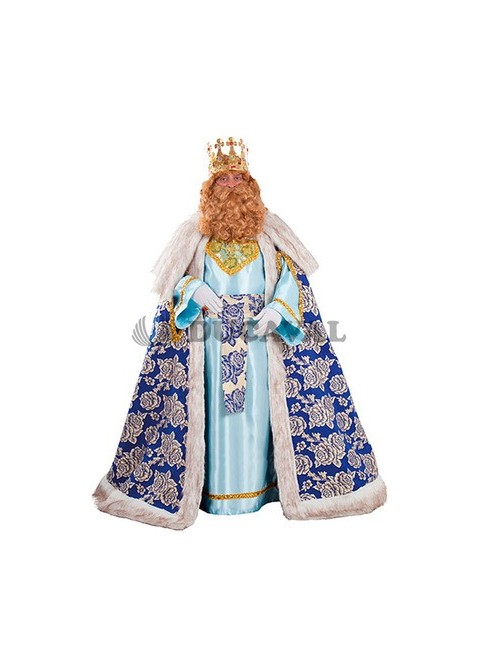 Disfraz de Rey Mago Gaspar de lujo para destacar esta Navidad