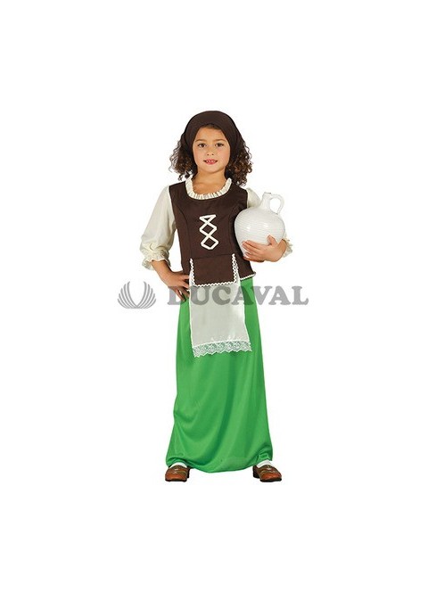 Disfraz posadera verde infantil para una fiesta divertida