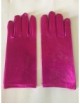 Guantes metalizado fucsia