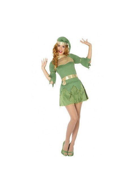 Disfraz de Duende para Mujer Ideal para Fiestas y Navidad