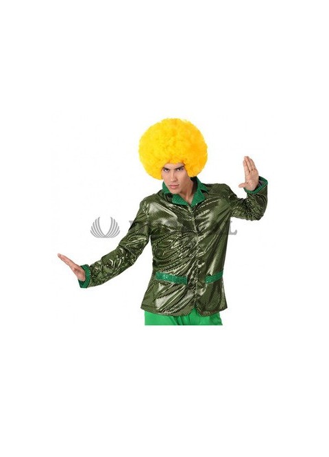 Disfraz de Chaqueta disco brillo verde